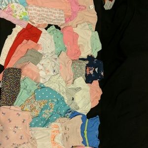 38 piece lot of girls size 3 mo